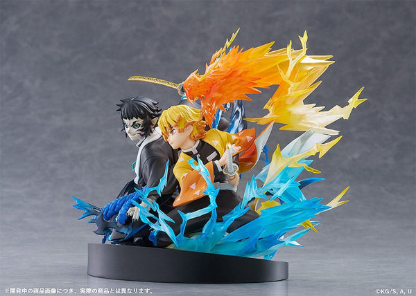 Demon Slayer: Kimetsu no Yaiba - Zenitsu Agatsuma & Kaigaku - PVC Statue (15 cm)