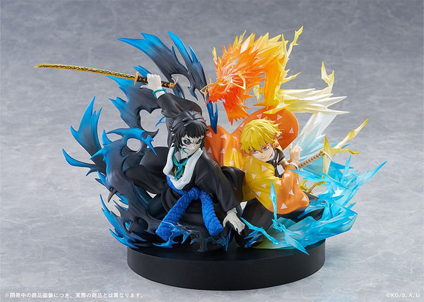 Demon Slayer: Kimetsu no Yaiba - Zenitsu Agatsuma & Kaigaku - PVC Statue (15 cm)