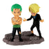 One Piece - Roronoa Zoro & Sanji - WCF Log Stories PVC Statue (8 cm)