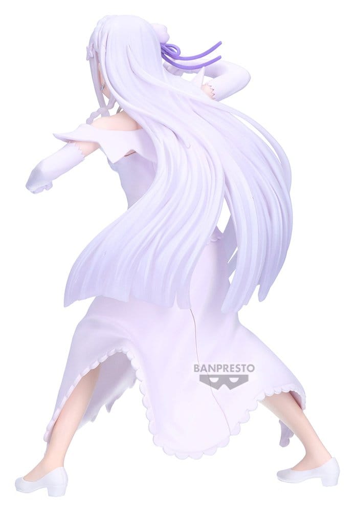 Re:ZERO - Emilia: Excite Motions Ver. - Espresto PVC Figur (22 cm)