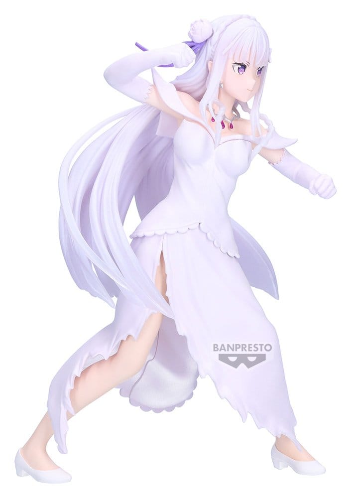Re:ZERO - Emilia: Excite Motions Ver. - Espresto PVC Figur (22 cm)