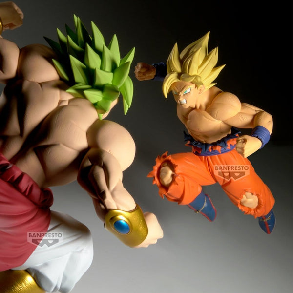 Dragon Ball Z - Super Saiyan Son Goku vs. Broly: A Ver. - Match Makers PVC Figur (13 cm)