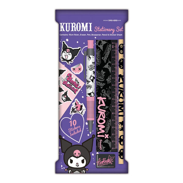 Sanrio - Kuromi - Skrivesæt 6-pak