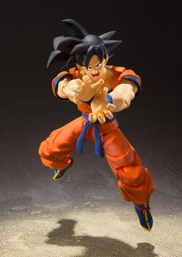 Dragon Ball Z - Son Goku (A Saiyan Raised On Earth) - S.H. Figuarts Action Figur (14 cm)