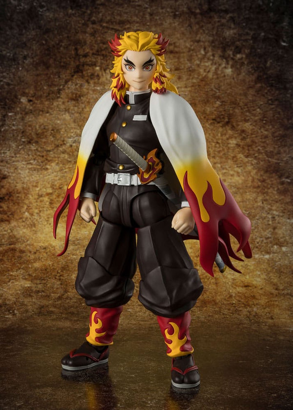 Demon Slayer: Kimetsu no Yaiba - Kyojuro Rengoku - S.H.Figuarts Action Figur (15 cm)