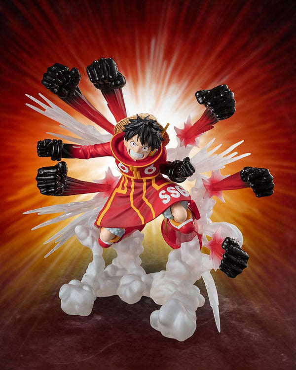 One Piece - Monkey D. Luffy: Figuarts ZERO Gum Gum Hawk Gatling Ver. - PVC Figur