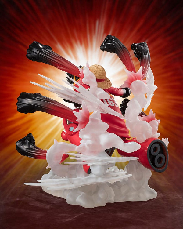 One Piece - Monkey D. Luffy: Figuarts ZERO Gum Gum Hawk Gatling Ver. - PVC Figur