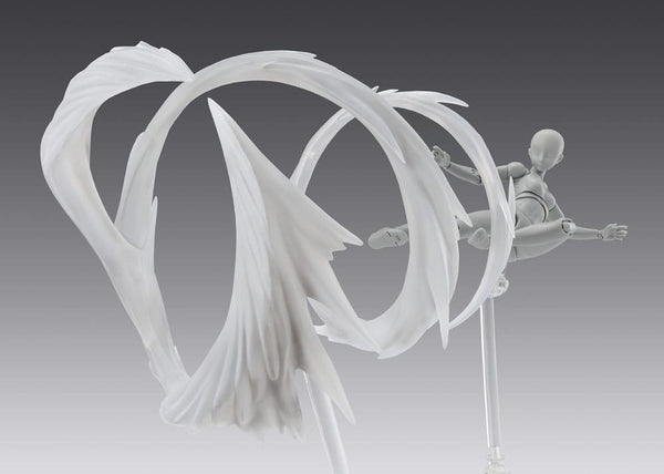 Tamashii Effect - Wind: White Ver. - Action Figur Tilbehør til S.H.Figuarts