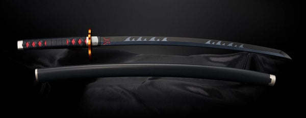 Demon Slayer: Kimetsu no Yaiba - Tanjiro Kamado: Kyojuro Rengoku´s Sword Guard Ver. - Proplica Replica 1/1 Nichirin Sword (88 cm)
