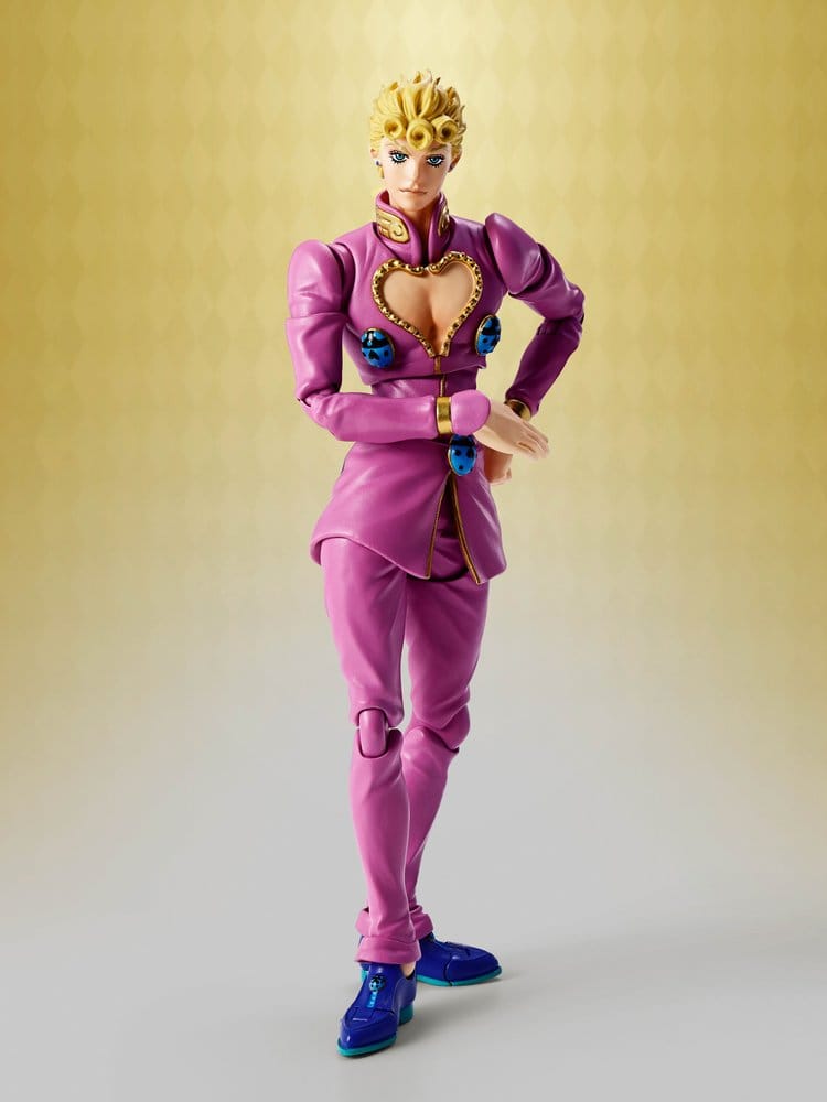 JoJo's Bizarre Adventure - Giorno Giovanna: Golden Wind Ver. - S.H.Figuarts Action Figur (16 cm)