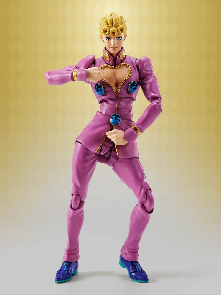 JoJo's Bizarre Adventure - Giorno Giovanna: Golden Wind Ver. - S.H.Figuarts Action Figur (16 cm)