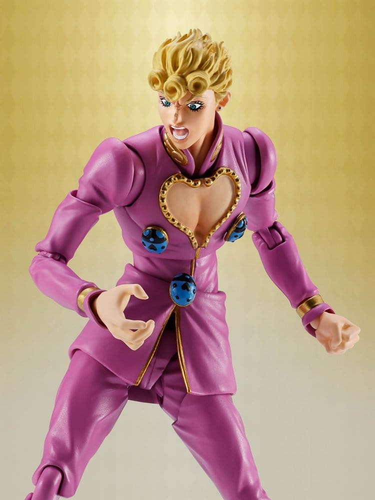 JoJo's Bizarre Adventure - Giorno Giovanna: Golden Wind Ver. - S.H.Figuarts Action Figur (16 cm)
