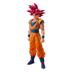 Dragon Ball Super - Son Guko: Super Saiyan God Ver. (God Aura) - S.H.Figuarts Action Figur (15 cm)