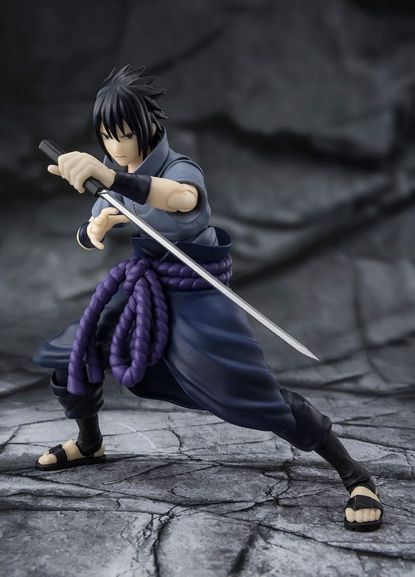 Naruto - Sasuke Uchiha: Solitary Shinobi Ver. - S.H.Figuarts Action Figur (15 cm)