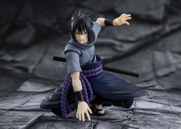 Naruto - Sasuke Uchiha: Solitary Shinobi Ver. - S.H.Figuarts Action Figur (15 cm)
