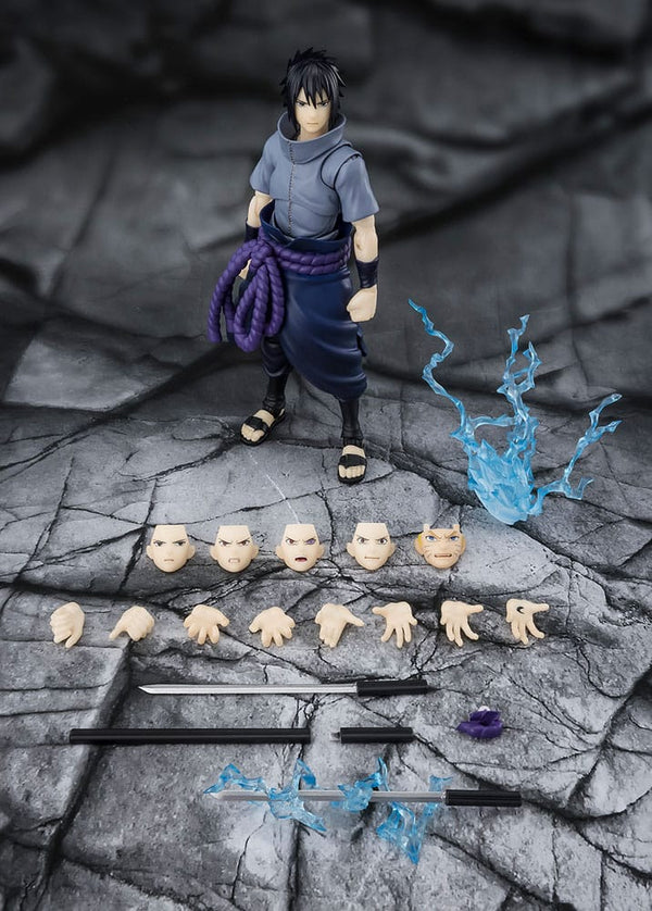 Naruto - Sasuke Uchiha: Solitary Shinobi Ver. - S.H.Figuarts Action Figur (15 cm)