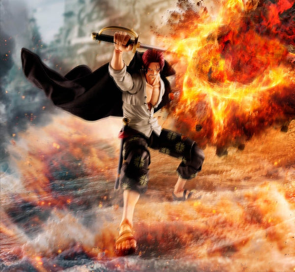 One Piece - Shanks: Marineford Ver. - S.H.Figuarts Action Figur (17 cm)