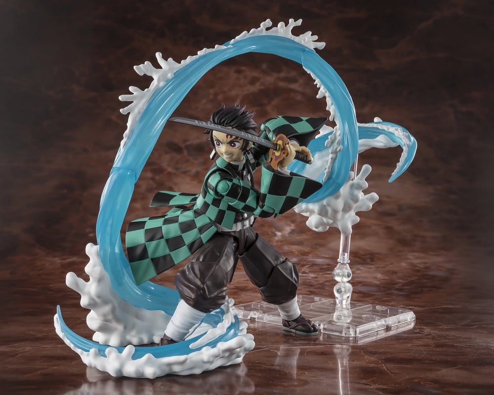 Demon Slayer: Kimetsu no Yaiba - Tanjiro Kamado & Giyu Tomioka - S.H. Figuarts Tilbehørssæt: Water Breathing Optiondele