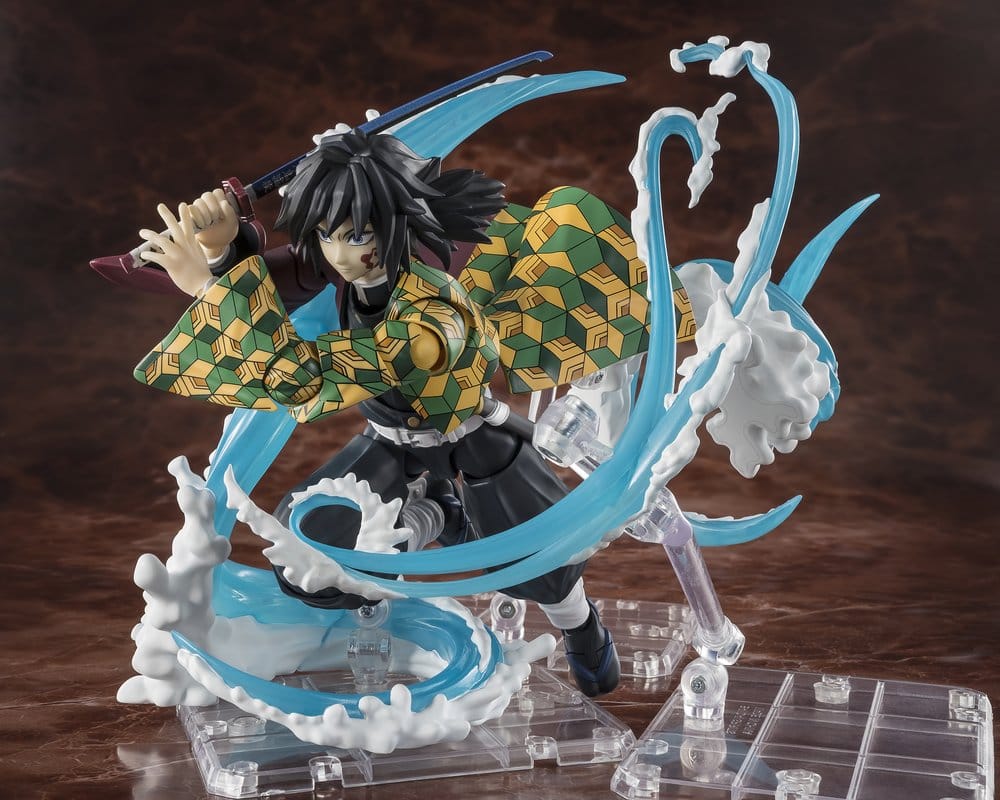 Demon Slayer: Kimetsu no Yaiba - Tanjiro Kamado & Giyu Tomioka - S.H. Figuarts Tilbehørssæt: Water Breathing Optiondele