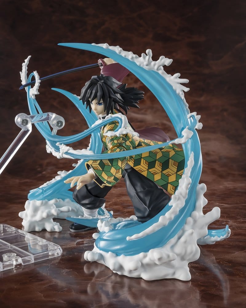 Demon Slayer: Kimetsu no Yaiba - Tanjiro Kamado & Giyu Tomioka - S.H. Figuarts Tilbehørssæt: Water Breathing Optiondele
