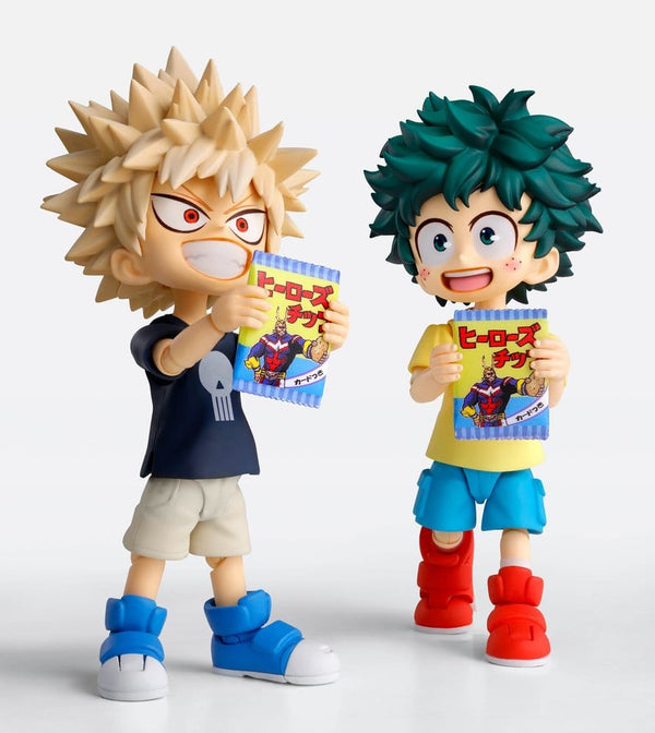 My Hero Academia - Izuku Midoriya & Katsuki Bakugo: Childhood Set Ver. - S.H.Figuarts Action Figur (9 cm)