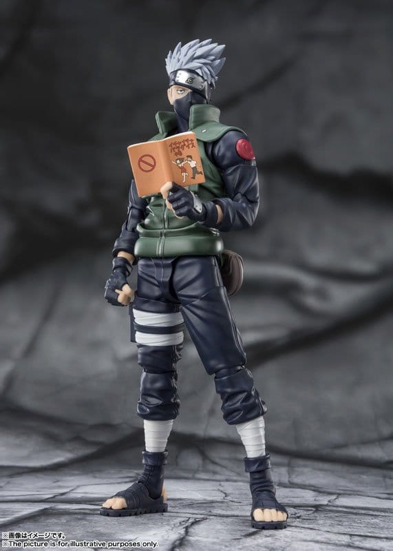 Naruto - Kakashi Hatake: The famed Sharingan Hero Ver. - S.H.Figuarts Action Figur (16 cm)