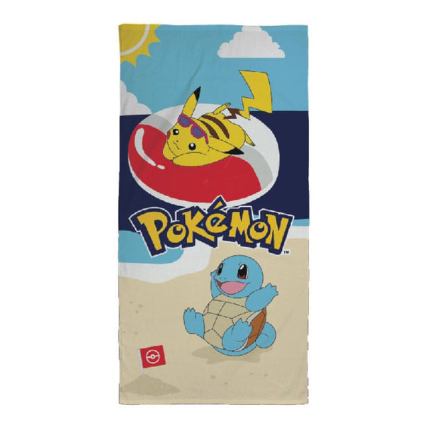 Pokemon - Pikachu & Squirtle - håndklæde