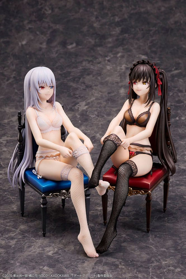 Date A Live - Tokisaki Kurumi & White Queen af Design Coco - 1/7 PVC figur