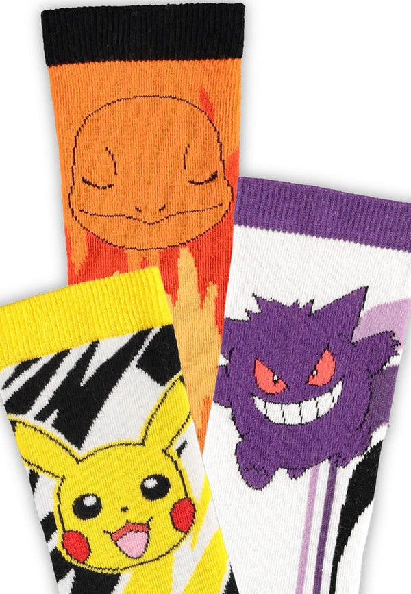 Pokemon - Pikachu & Gengar & Charmander - Sokker (Str. 43-46)