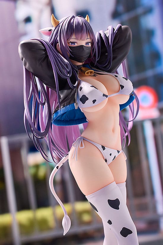 Original Character - Mask Girl Yuna Cow Bikini Ver. af Biya - 1/7 PVC figur