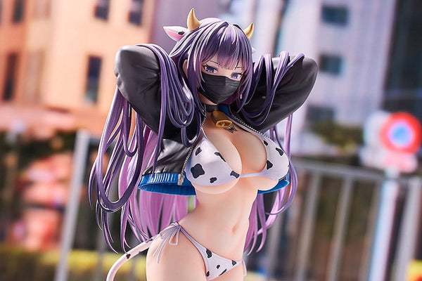 Original Character - Mask Girl Yuna Cow Bikini Ver. af Biya - 1/7 PVC figur