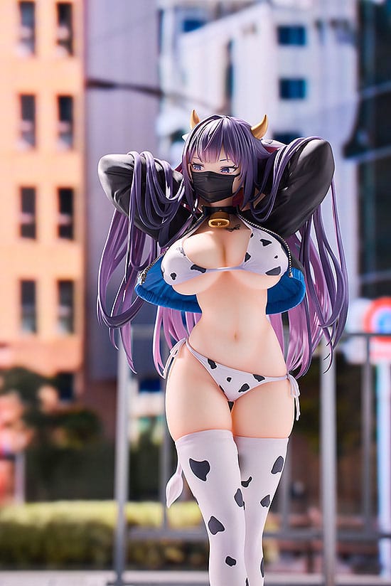 Original Character - Mask Girl Yuna Cow Bikini Ver. af Biya - 1/7 PVC figur