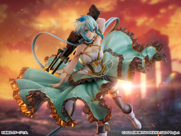 Sword Art Online - Sinon: Crystal Dress Ver. - SHIBUYA SCRAMBLE FIGURE PVC Statue 1/7 (29 cm)