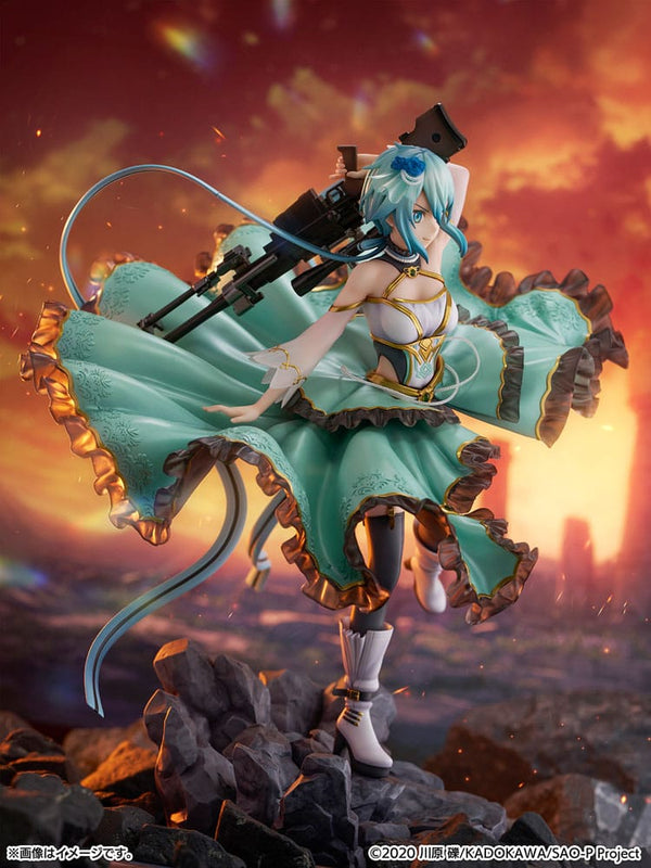Sword Art Online - Sinon: Crystal Dress Ver. - SHIBUYA SCRAMBLE FIGURE PVC Statue 1/7 (29 cm)