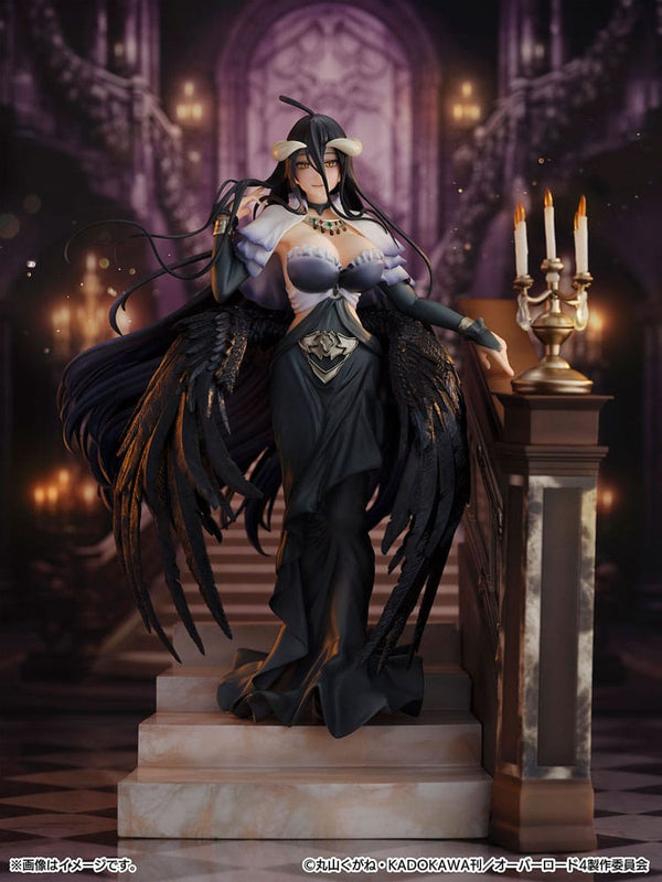 Overlord - Albedo: SHIBUYA SCRAMBLE Jet Black Dress ver. - 1/7 PVC figur