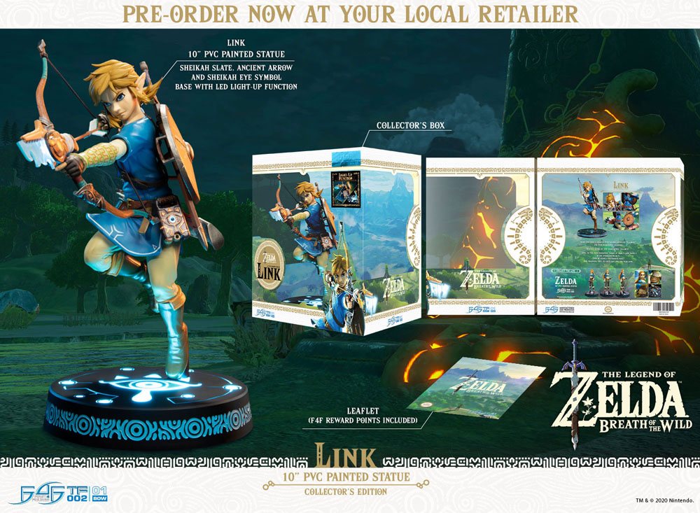 The Legend of Zelda Breath of the Wild - Link: Collector's Edition Ver. - PVC Statue (25 cm)