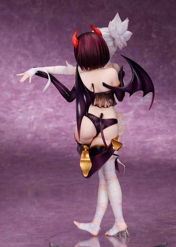 Ayakashi Triangle - Kanade Suzu, Kanade Suzu, Kazamaki Matsuri & Shirogane: Halloween Ver. - PVC figur