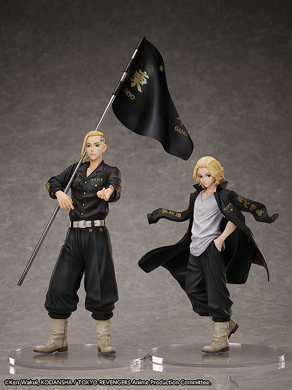 Tokyo Revengers - Ken Ryuguji - PVC Statue & Ring Sæt 1/8 (Ring Størrelse 13) (Figur 30 cm)