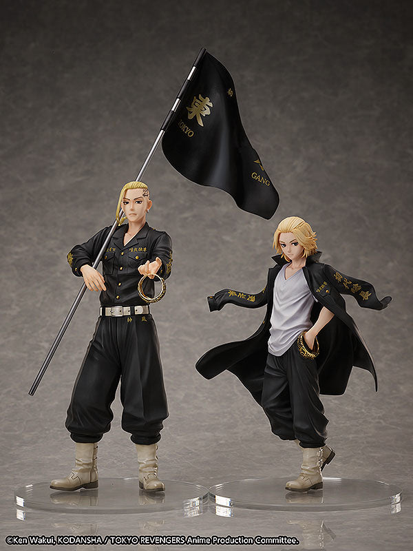 Tokyo Revengers - Ken Ryuguji - PVC Statue & Ring Sæt 1/8 (Ring Størrelse 13) (Figur 30 cm)