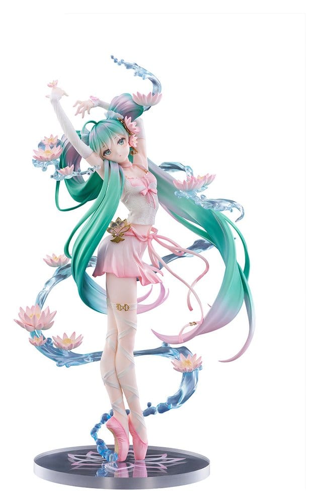 Hatsune Miku - Hatsune Miku: Water lily Ver. - F:NEX PVC Statue 1/7 (27 cm)