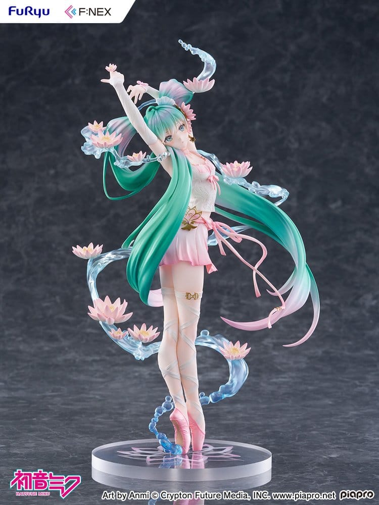 Hatsune Miku - Hatsune Miku: Water lily Ver. - F:NEX PVC Statue 1/7 (27 cm)