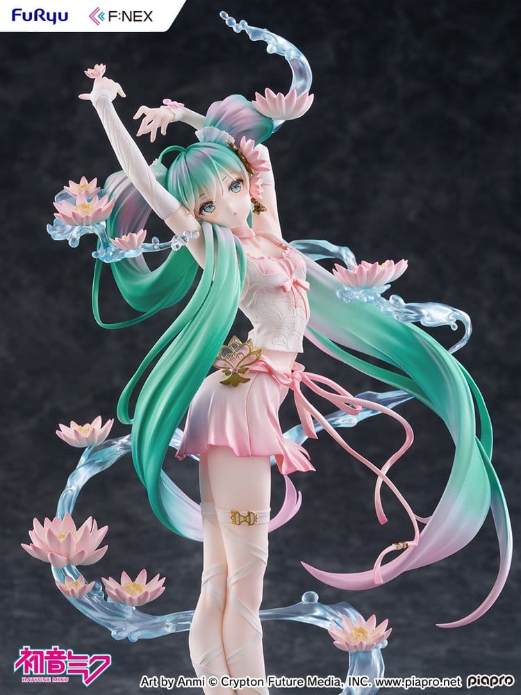 Hatsune Miku - Hatsune Miku: Water lily Ver. - F:NEX PVC Statue 1/7 (27 cm)