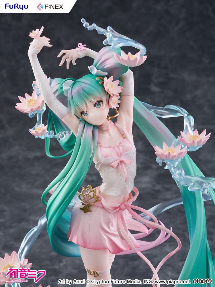 Hatsune Miku - Hatsune Miku: Water lily Ver. - F:NEX PVC Statue 1/7 (27 cm)
