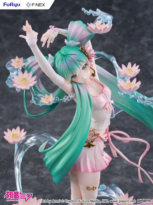 Hatsune Miku - Hatsune Miku: Water lily Ver. - F:NEX PVC Statue 1/7 (27 cm)
