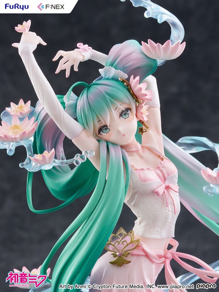 Hatsune Miku - Hatsune Miku: Water lily Ver. - F:NEX PVC Statue 1/7 (27 cm)