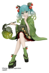 Hatsune Miku - Flower Fairy Winter Cherry Green Color Ver. - Nudelstopper PVC Figur (15 cm)