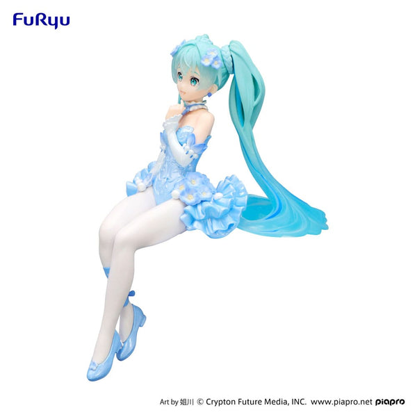 Vocaloid - Hatsune Miku: Flower Fairy Nemophila Pail Blue Ver. - PVC Figur