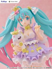Vocaloid - Hatsune Miku: Yumekawa Princess Lavender Ver. - PVC Statue (21 cm)
