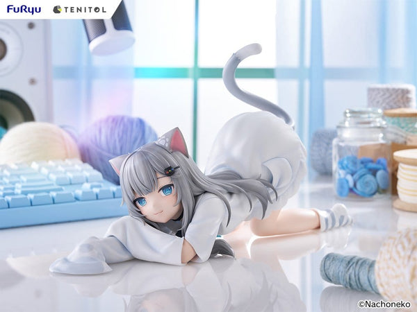Virtual Youtuber Tenitol - Nachoneko - Stor Nudelstopper PVC Figur (18 cm)