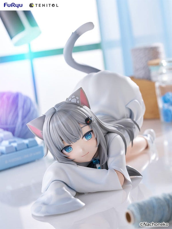 Virtual Youtuber Tenitol - Nachoneko - Stor Nudelstopper PVC Figur (18 cm)